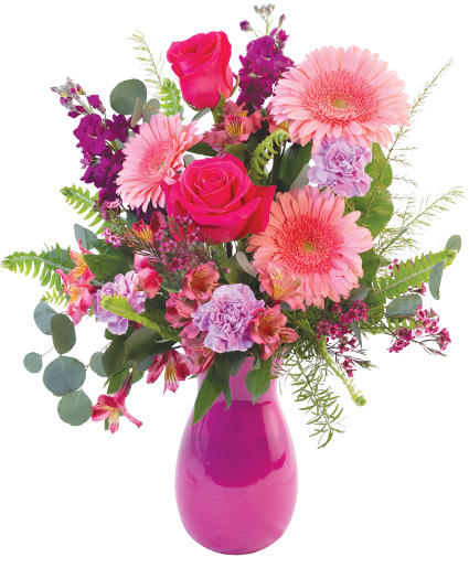 Lovely Pinks Vase
